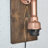 Elegant Solid Wood Wall Lamp, 11.8 x 5.5 x 4.7 inches | Rose Gold Accents, E27 Socket (Max 200W) | On/Off Switch on Cable | Perfect for Living Room, Bedroom, & Home Office Decor | Stylish & Functional Lighting-106854172