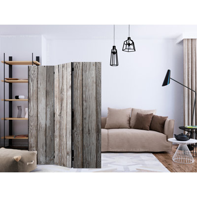 135cm W x 172cm H 3 - Panel Wood Folding Room Divider