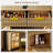 Corner Makeup Vanity - 11 Hollywood Bulbs With Human Sensor Module-31112013