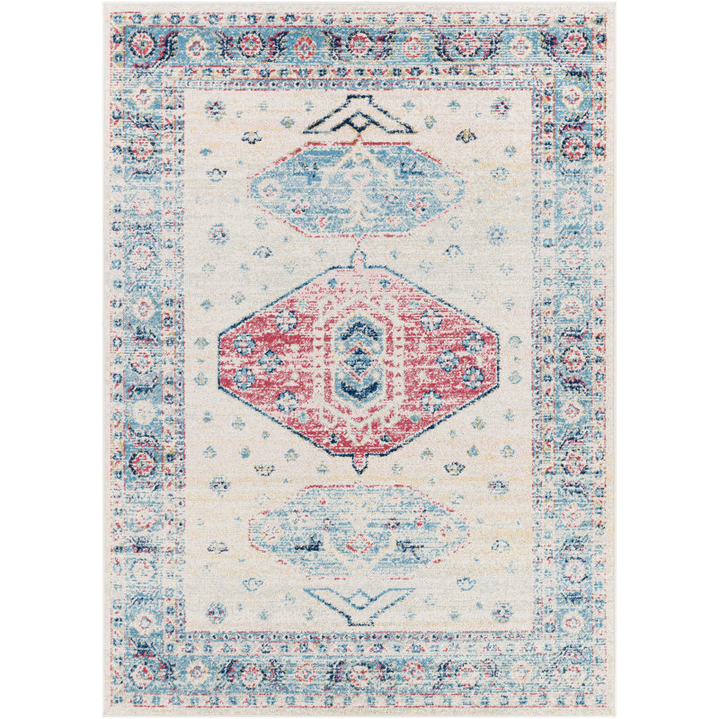 Adelia Oriental Indoor Rug, Rectangle 6'7" x 9'