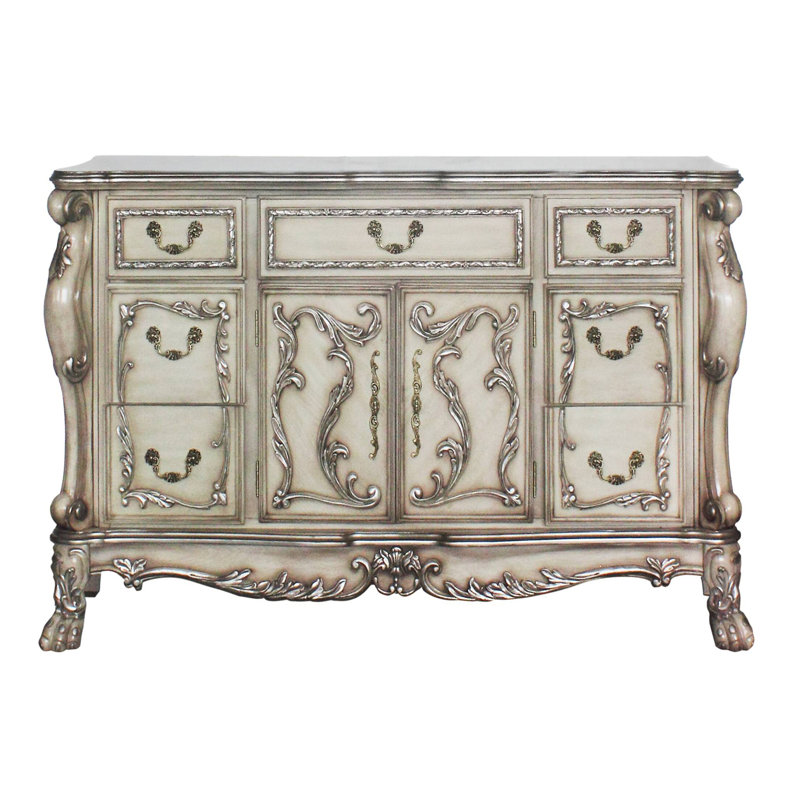 Chalfant 65.6'' W 7 - Drawer Dresser, Vintage Bone White