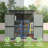 5 ft. W x 3 ft. D Metal Shed with Lockable Doors and Air Vents