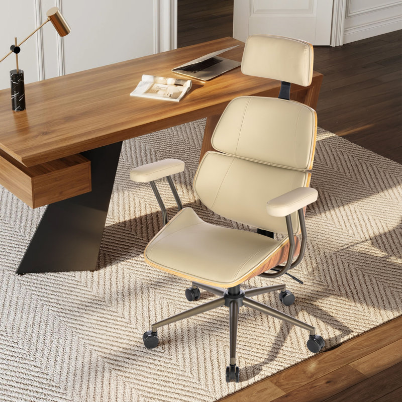 Fauteuil de direction ergonomique, Beige