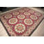 Tapis tissé à plat Vintage Rosuss de couleur framboise 9 pi 0 po x 12 pi 0 po Aubusson