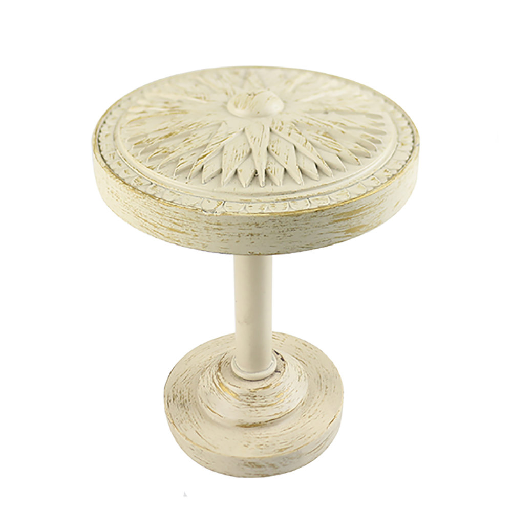 Abeer Poly-Resins Decorative Parts, Coated Steel Backplate, And Mounting Post Curtain Holdback Astoria Grand 