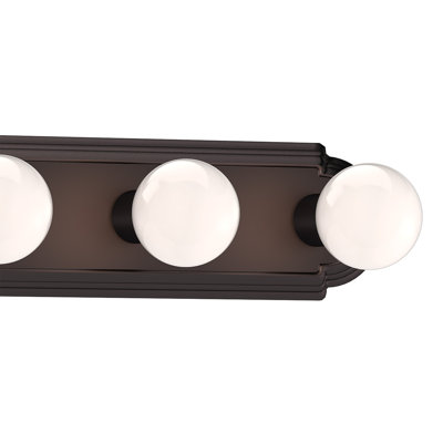 Ermino 6-Light Indoor 36"W Antique Bronze Wall Mount Vanity Light Bath Bar