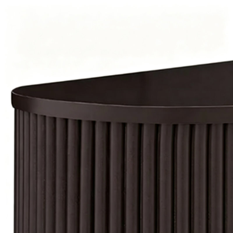 Console Mid-Century à trois tiroirs, 29.5" H x 39.4" W x 23.6" D