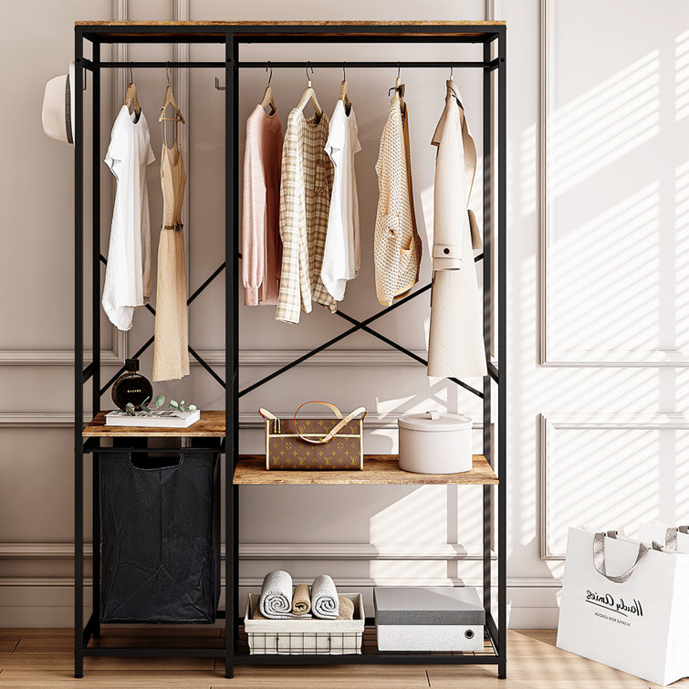 Wardrobe Shelves with Different Stylish Bags Indoors Stock Photo - Image of  room, colorful: 133938720