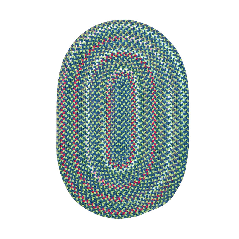 Tapis multicolore Ashland, Ovale 10 pi x 13 pi