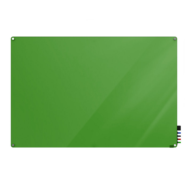 Panneau de verre mural Harmony, Vert, 48 po x 48 po