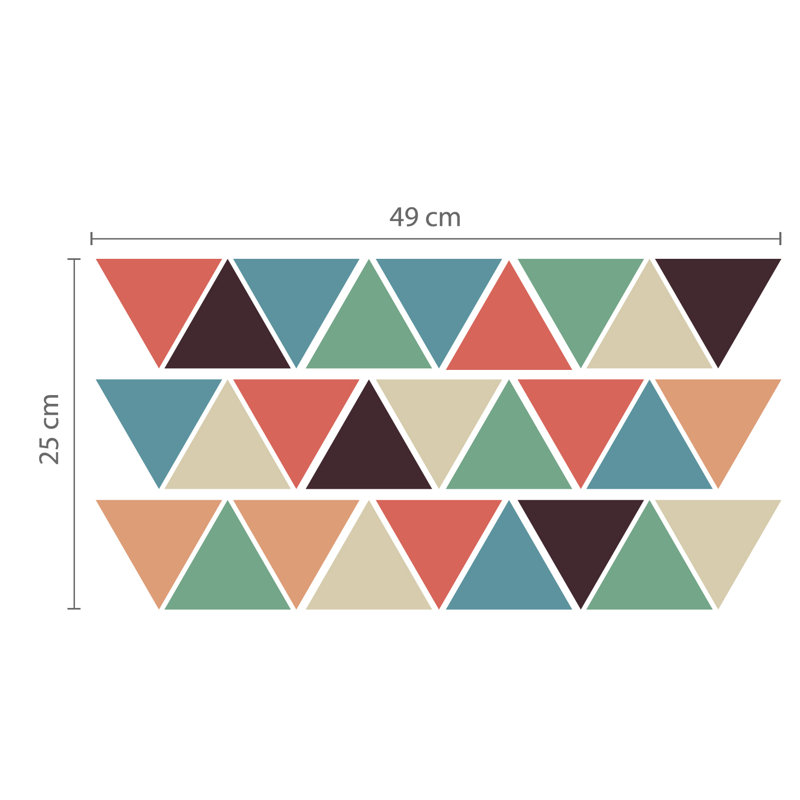 Abstract Non-Wall Damaging Wall Decal