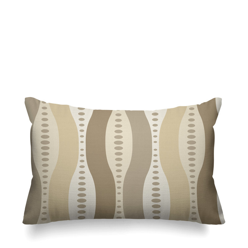 Housse et insert de coussin d'extérieur rectangulaire Jafa, Beige