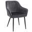 McCutchenville 85cm H Metal Side Chair in Black