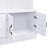 U-Can 79'' Tall Modern Hall Tree With Shoe Storage, 4-In-1 Entryway Bench With 6 Cabinets, 4 Coat Hooks & Adjustable Shelf For Hallway, Living Room, White-1294584341
