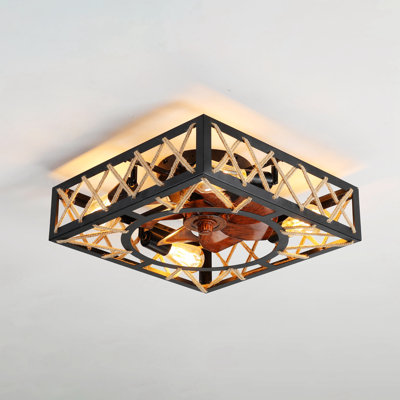 17.66'' Ceiling Fan with LED Lights
