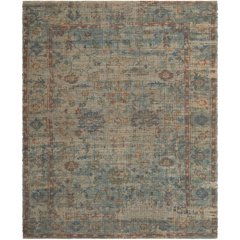 Micharl Cotton Ikat Indoor Rug, Rectangle 7'10" x 10'