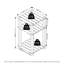 Carnarvon Wood Plant Stand