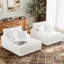 Chaise longue d'intérieur en fausse fourrure-1096340270-1103265009