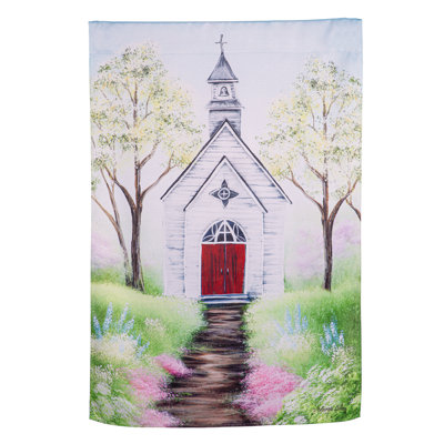 Drapeau de maison en daim Church House