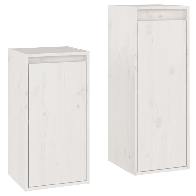 Geddings Unfinished Entertainment Centre, White