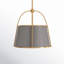 Luminaire suspendu géométrique à 1 lumière Moxie-436982558