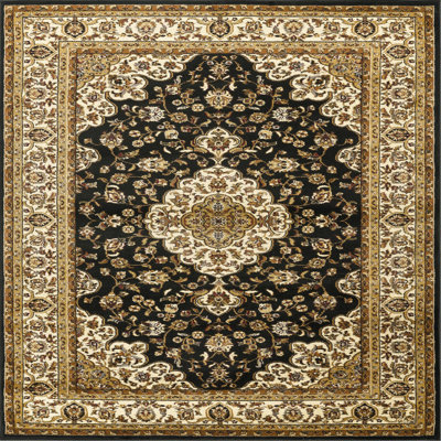 Tapis noir Classic 5 pi 3 po x 7 pi 3 po Classic