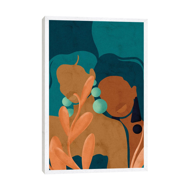 Comfort by Reyna Noriega - Print on Canvas, 66.04 cm H x 45.72 cm W, White Framed
