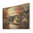 Bridges Sunrise I - Bridges Wood Wall Art On Natural Pine Wood-101405331
