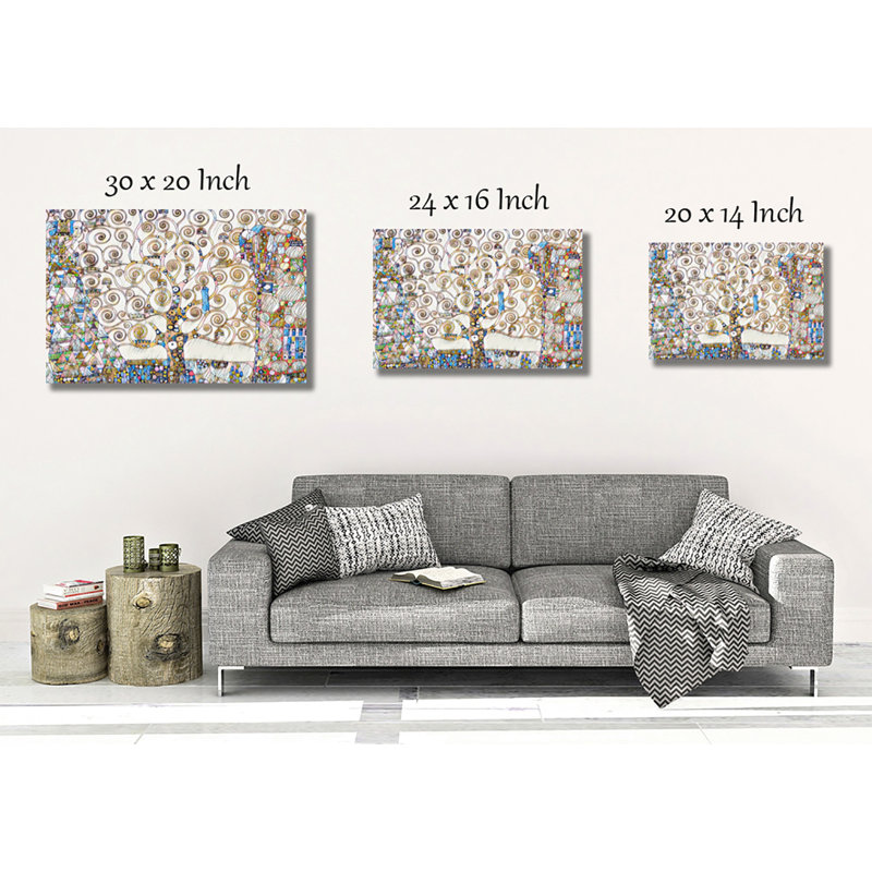 Gustav Klimt - Wrapped Canvas Print, 35cm H x 50cm W