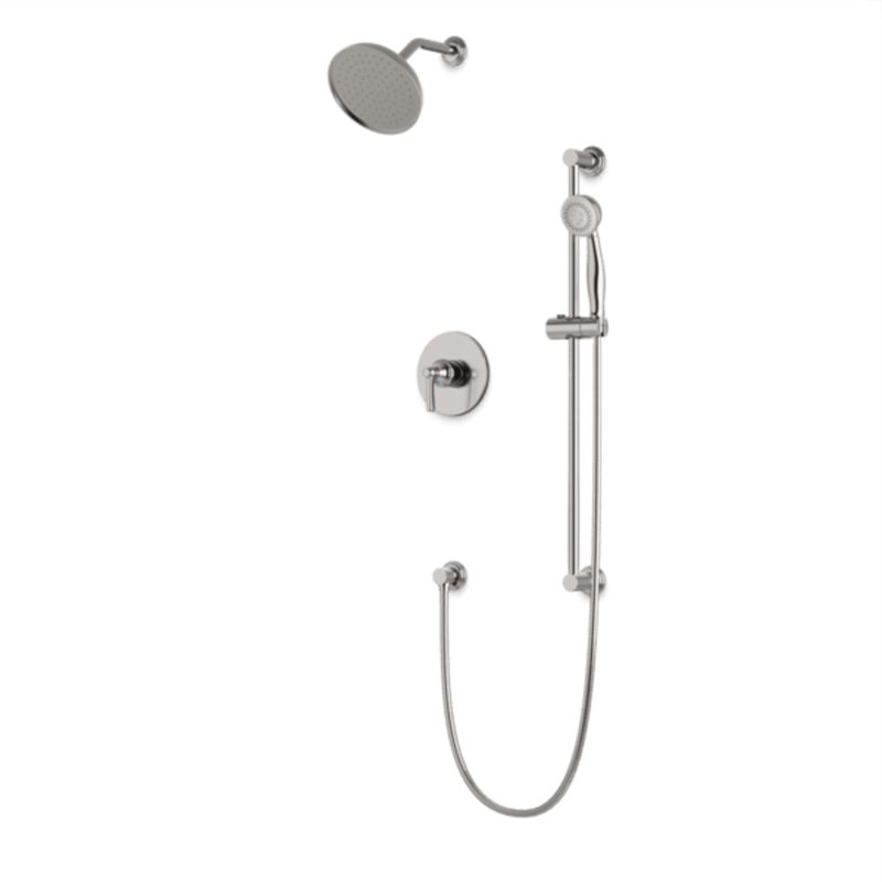 Complete Shower System, Brushed Nickel
