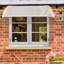 Garden Sanctuary Plastic Cover Retractable Door / Window Awning-111194927-111194925