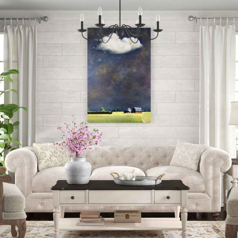 «Four Corners» par Steven Romm, reproduction d'art sur toile, H 48 po x l 32 po, Toile tendue