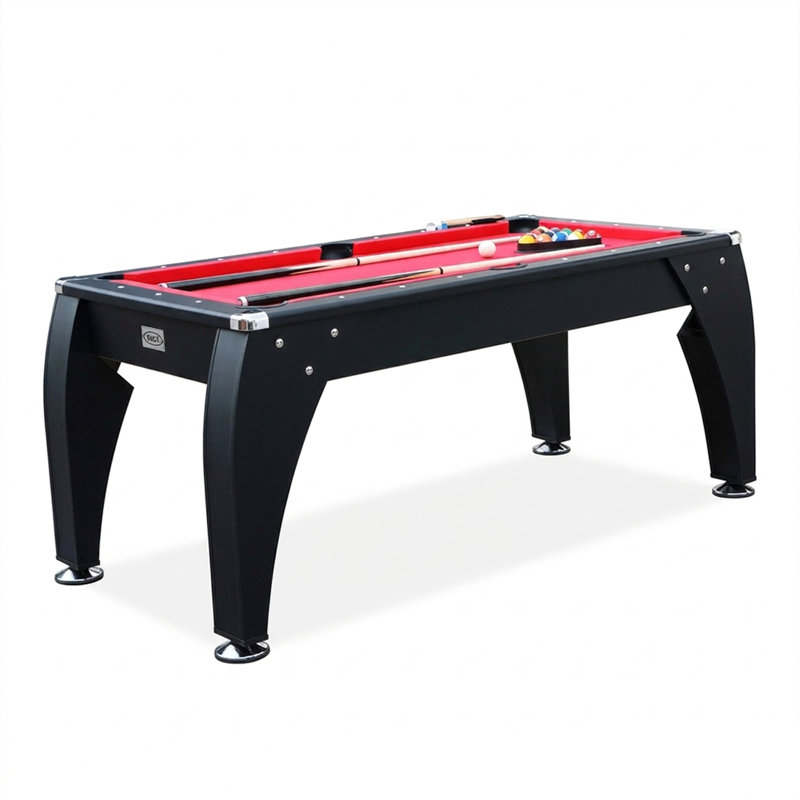 RACK Stark 5.5-Foot Billiard/Pool Table, Black