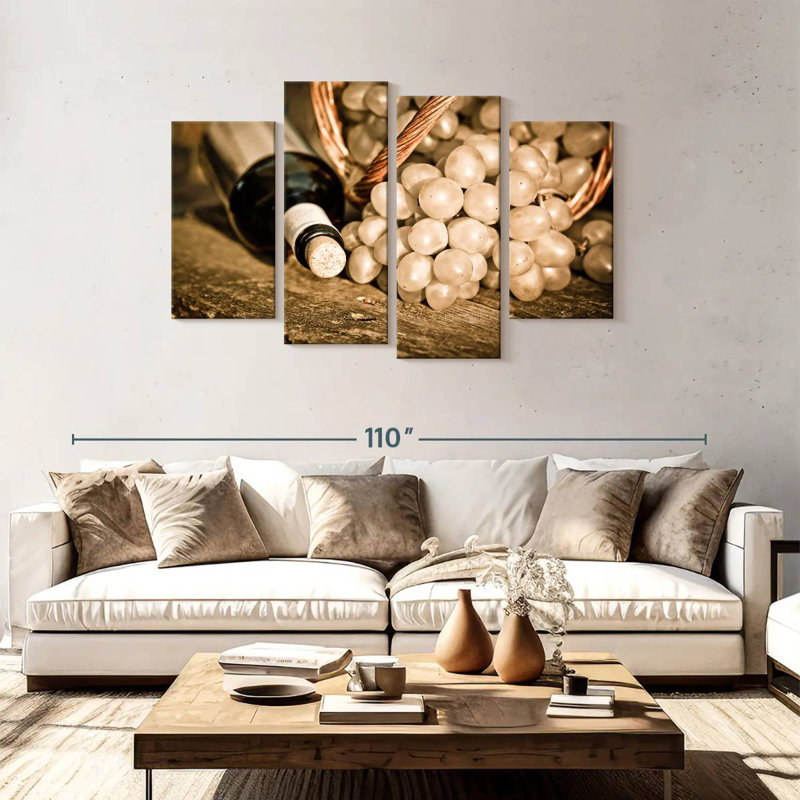 Yarlin Vineyard Vintage Wine, 48" H x 75" W