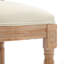 Ensemble de 2 tabourets de bar en bois massif avec tabourets de bar en bois massif