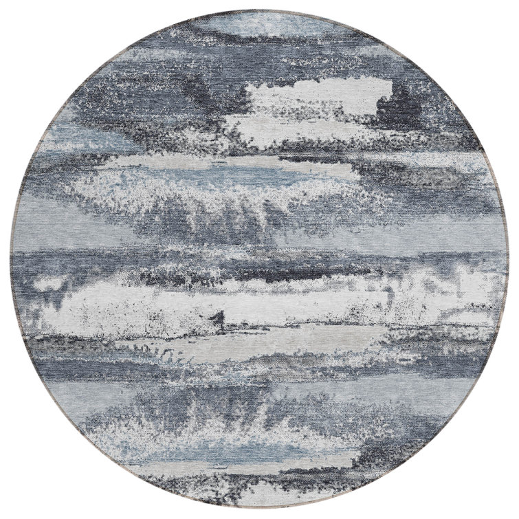 Aleighna Area Rug with Non-Slip Backing