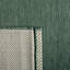 Tapis d'intérieur / extérieur à motif géométrique vert foncé Oppenheim-1046593829