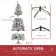 Grand arbre de Noël artificiel enneigé enneigé