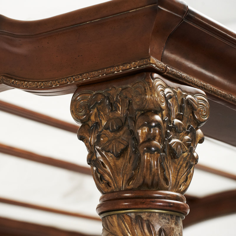 Villa Valencia Solid Wood Canopy Bed, California King