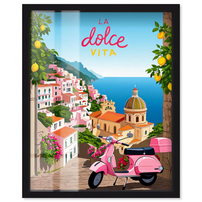 «Italian Riviera Shadowbox Print Summer Art Prints» par Art Remedy