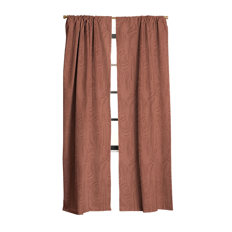 Rideau occultant (1 panneau) Holli Zollinger CERES MARSALA, L 50 po x L 84 po