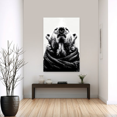 Ours polaire serein, art contemporain
