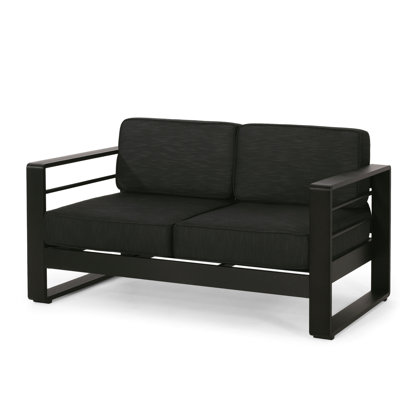 Baie MP1 en aluminium gris foncé - Détente dans le jardin, profondeur 141,6 cm, largeur 70,6 cm, poids 18,9 kg, profondeur x largeur 64,4 cm, hauteur