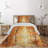 Forest Rustic Polyester Floral Coverlet