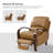 Hardge Genuine Leather Manual Standard Recliner-1618472791