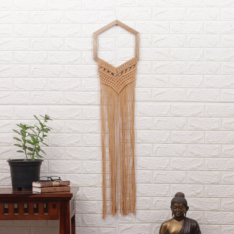 Hand Woven Wood Wall Hanging