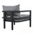 4-Piece Outdoor Sectional Set with sofa and two armchairs-1624587973