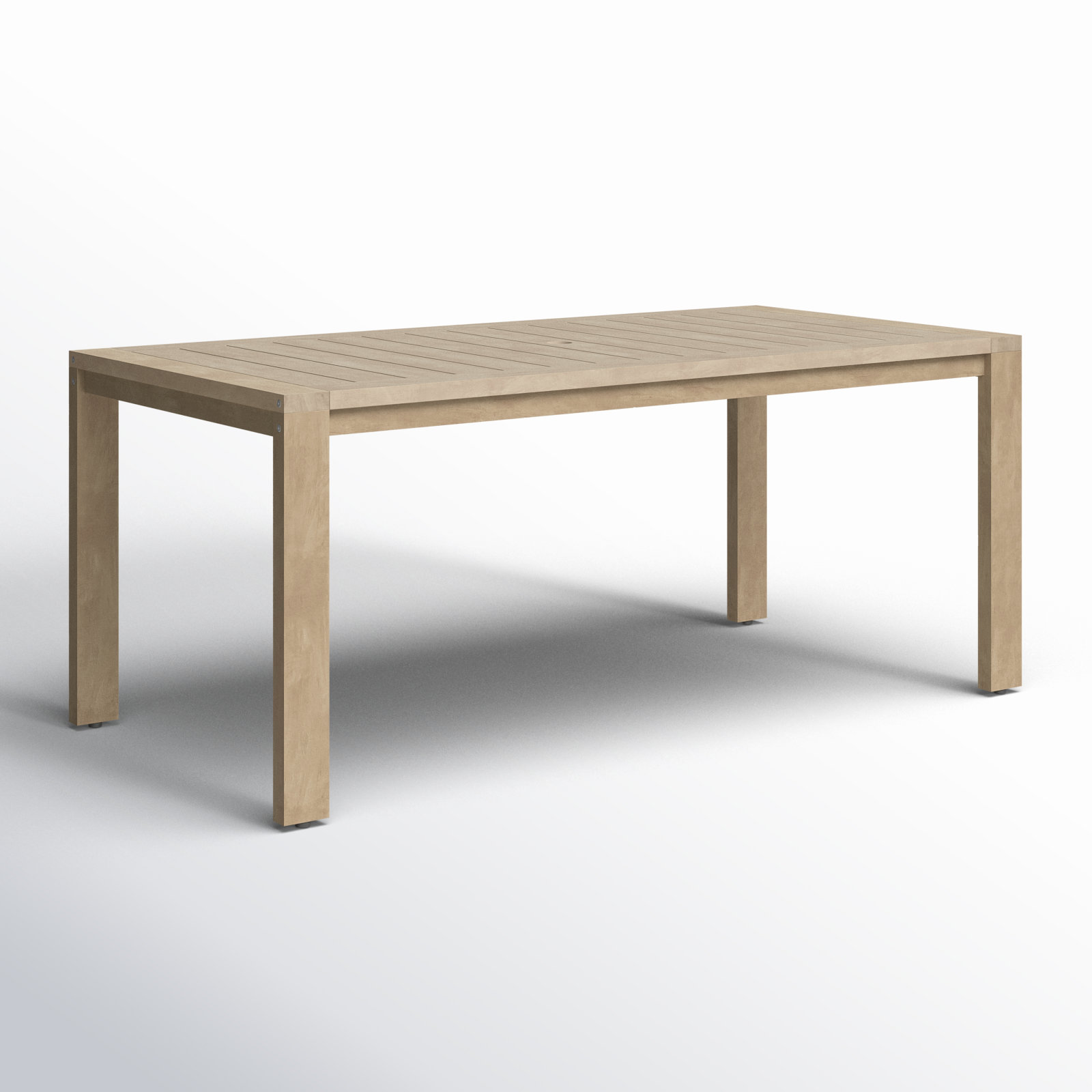 Joly Outdoor Dining Table, 30" H x 71" W x 35" D, Teak