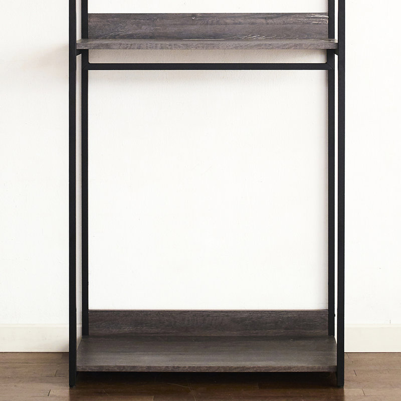Armoire industrielle, gris, bois massif, rangement extra-profond, chaleur et eau