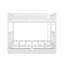Ermagene Kids Full Over Full Bunk Bed-1773043295